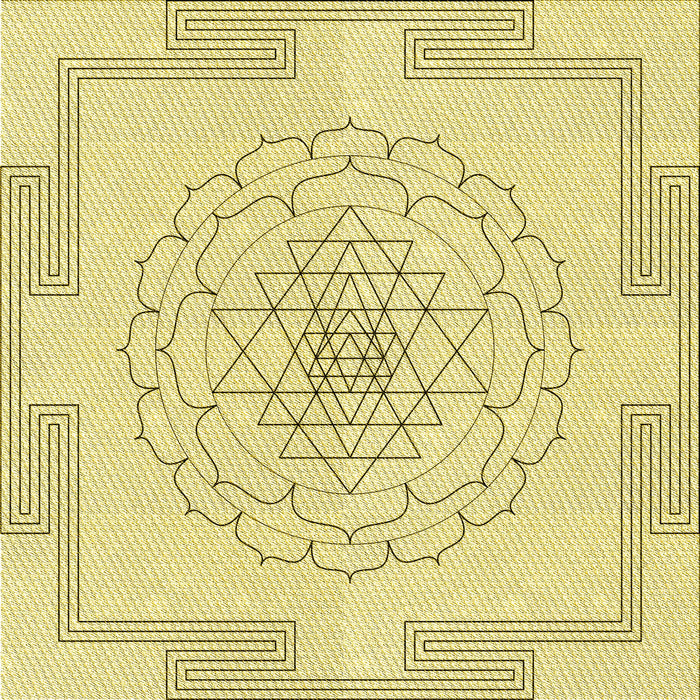 Round Patterned Sun Yellow Rug, pat1867yw