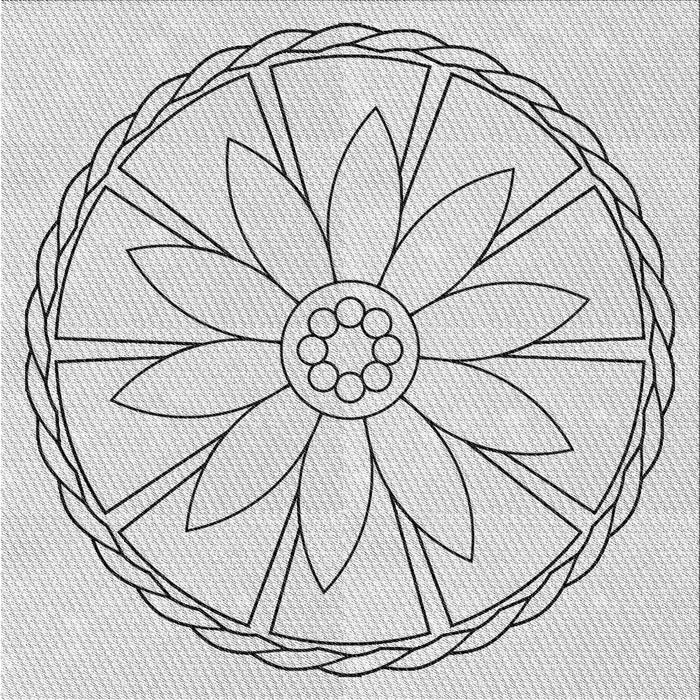 Sideview of Machine Washable Transitional White Smoke Rug, wshpat1868