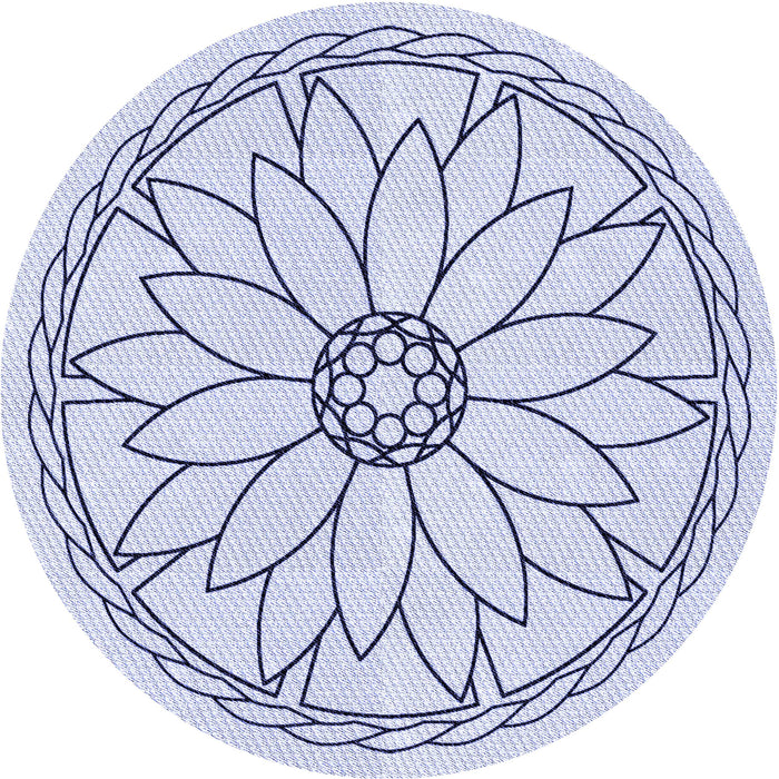 Square Machine Washable Transitional Lavender Blue Rug in a Living Room, wshpat1869blu