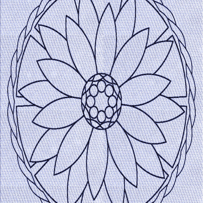 Patterned Lavender Blue Rug, pat1869blu