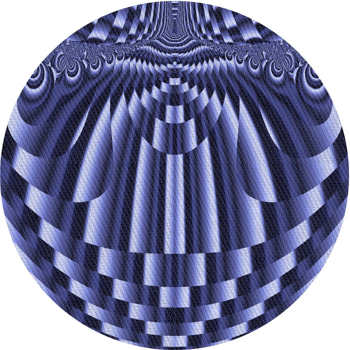 Square Machine Washable Transitional Blue Rug in a Living Room, wshpat187blu