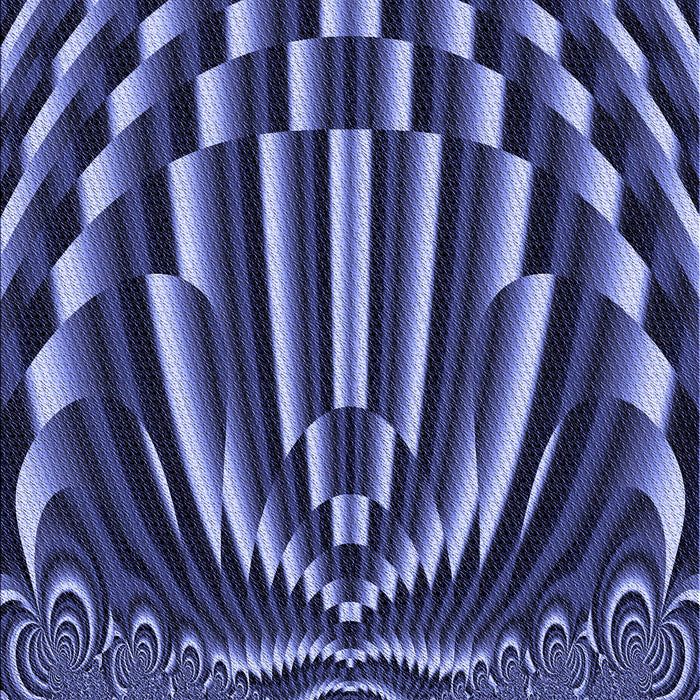 Patterned Blue Rug, pat187blu