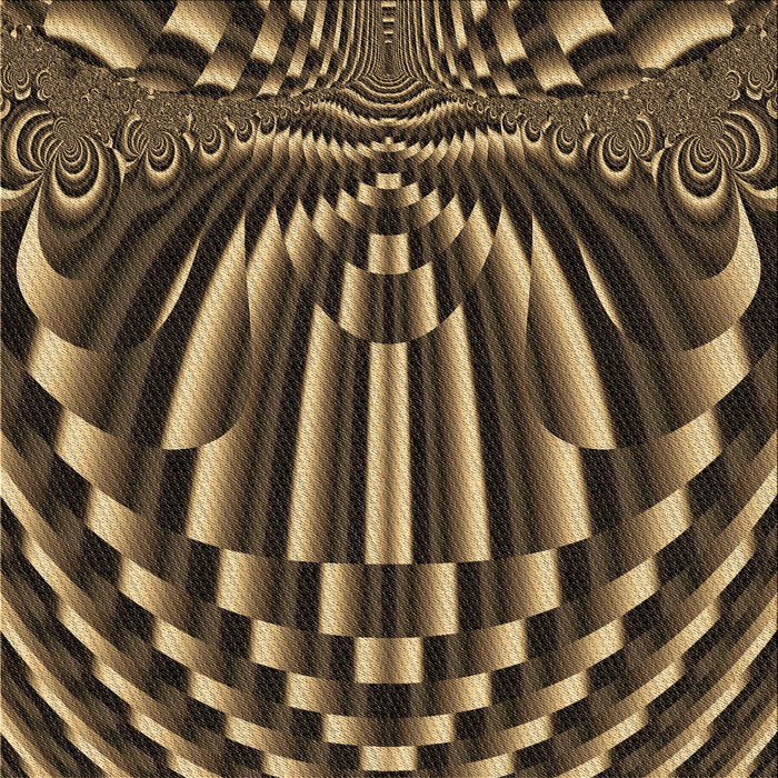 Round Patterned Bronze Brown Rug, pat187brn