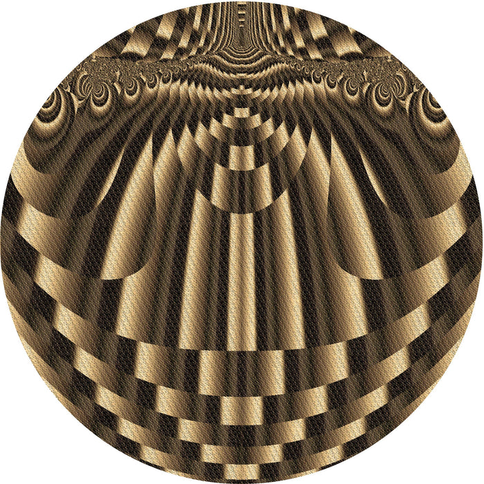 Square Machine Washable Transitional Bronze Brown Rug in a Living Room, wshpat187brn