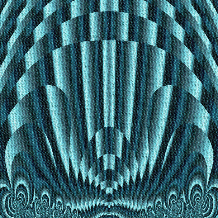 Machine Washable Transitional Dark Turquoise Green Rug, wshpat187lblu