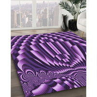 Patterned Purple Rug, pat187pur