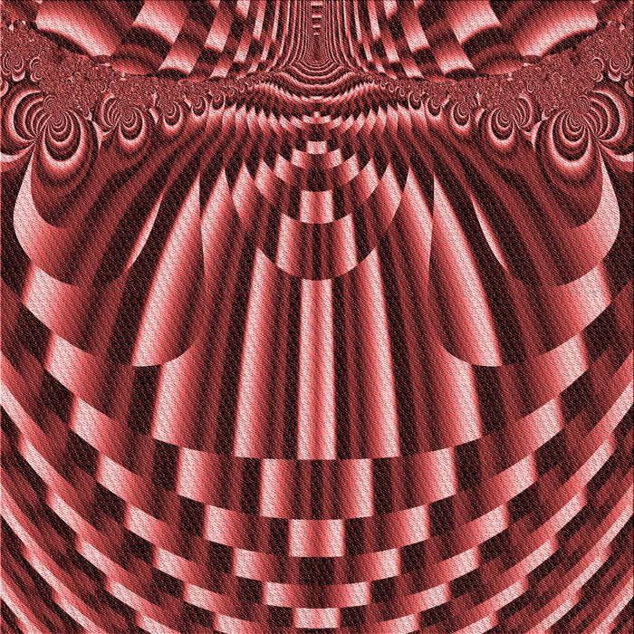 Round Patterned Dark Red Rug, pat187rd