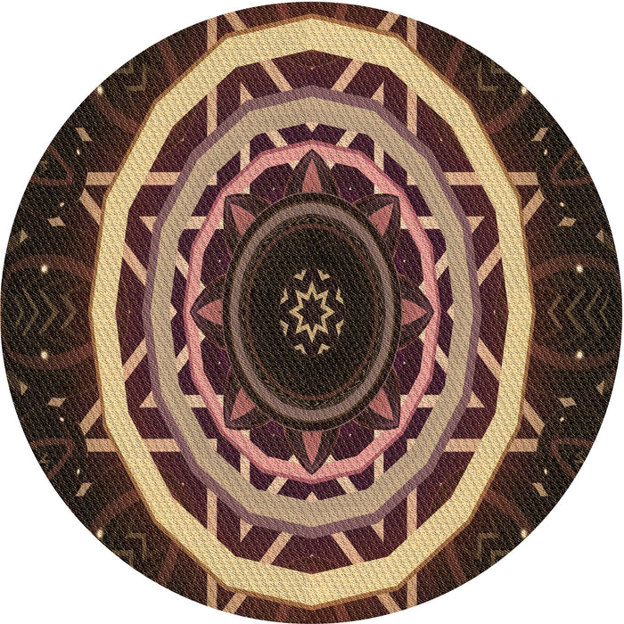 Square Machine Washable Transitional Black Brown Rug in a Living Room, wshpat1870brn