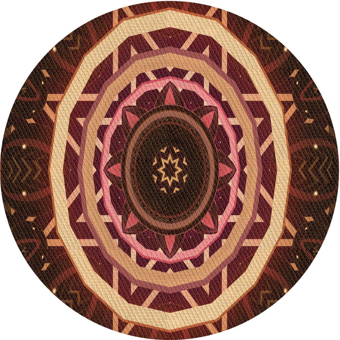 Square Machine Washable Transitional Red Rug in a Living Room, wshpat1870org