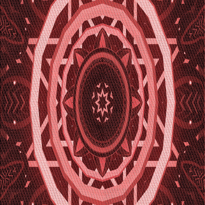 Patterned Maroon Red Rug, pat1870rd