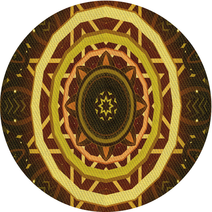 Square Patterned Red Rug, pat1870yw