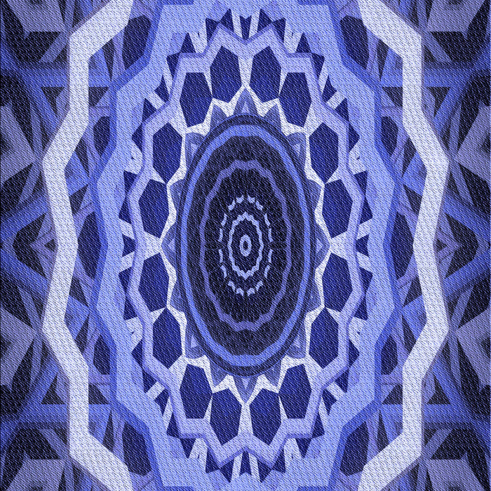 Patterned Sky Blue Rug, pat1871blu