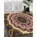 Machine Washable Transitional Peru Brown Rug in a Family Room, wshpat1871brn