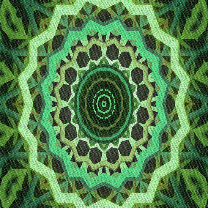 Round Machine Washable Transitional Dark Forest Green Rug, wshpat1871grn