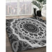 Machine Washable Transitional Black Rug in a Family Room, wshpat1871gry