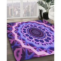 Patterned Purple Rug, pat1871pur