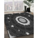 Machine Washable Transitional Midnight Gray Rug in a Family Room, wshpat1872gry