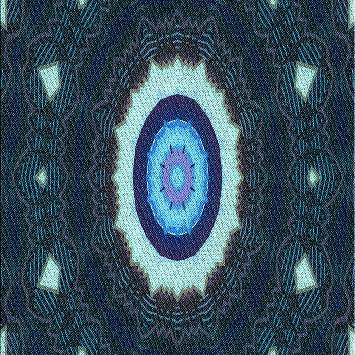 Machine Washable Transitional Glacial Blue Ice Blue Rug, wshpat1872lblu