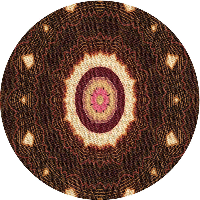 Square Machine Washable Transitional Red Rug in a Living Room, wshpat1872org