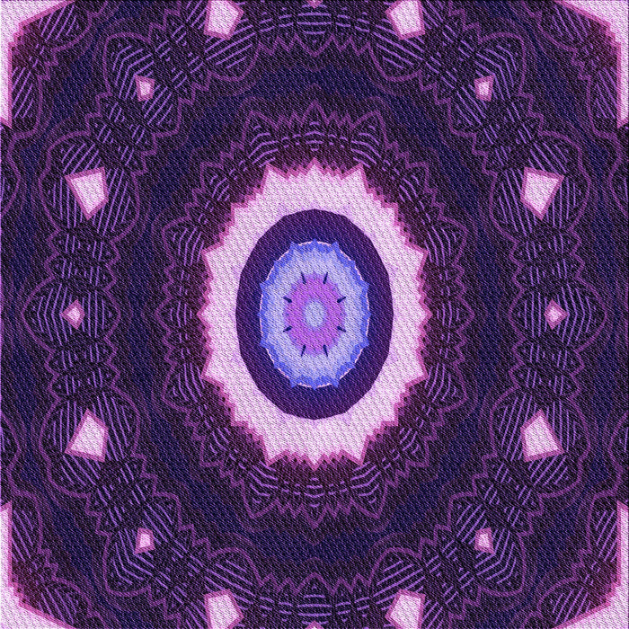 Round Machine Washable Transitional Dark Orchid Purple Rug, wshpat1872pur