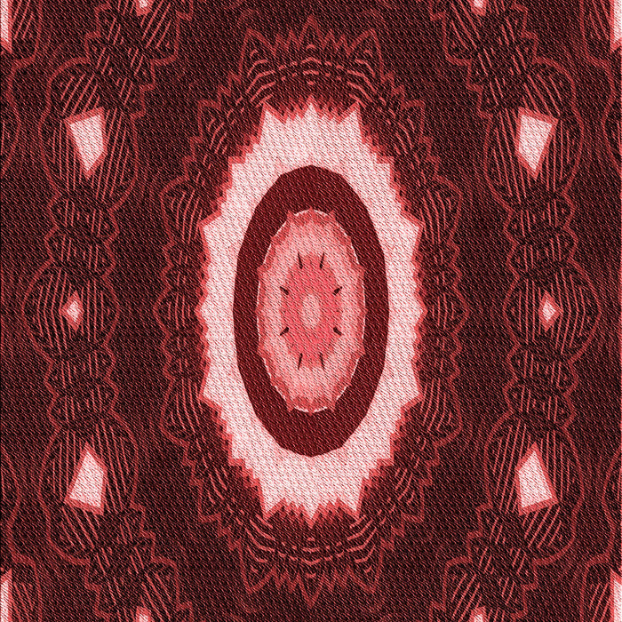 Patterned Cherry Red Rug, pat1872rd