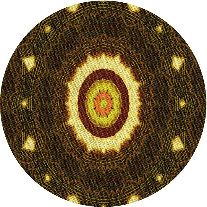 Square Machine Washable Transitional Black Brown Rug in a Living Room, wshpat1872yw