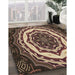 Patterned Peru Brown Rug in Family Room, pat1873brn