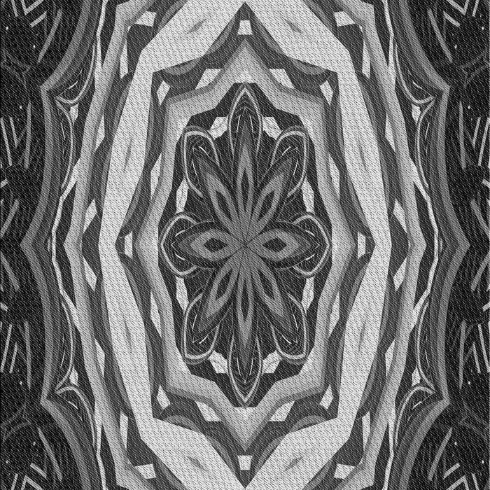 Patterned Dark Gray Rug, pat1873gry