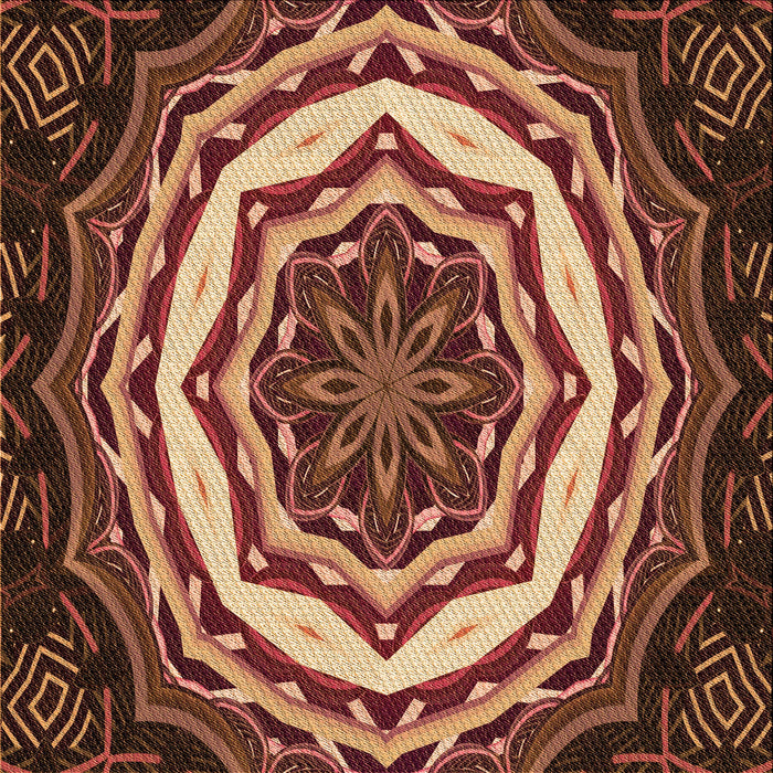 Round Machine Washable Transitional Orange Rug, wshpat1873org