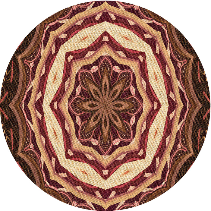 Square Machine Washable Transitional Orange Rug in a Living Room, wshpat1873org