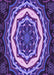 Machine Washable Transitional Indigo Purple Rug, wshpat1873pur