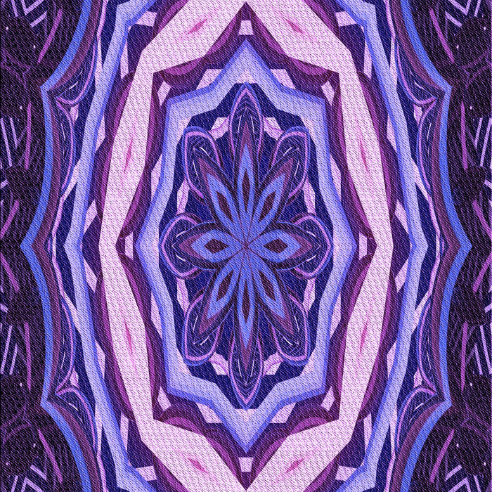 Machine Washable Transitional Indigo Purple Rug, wshpat1873pur