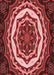 Patterned Crimson Red Rug, pat1873rd