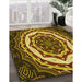 Machine Washable Transitional Night Red Rug in a Family Room, wshpat1873yw