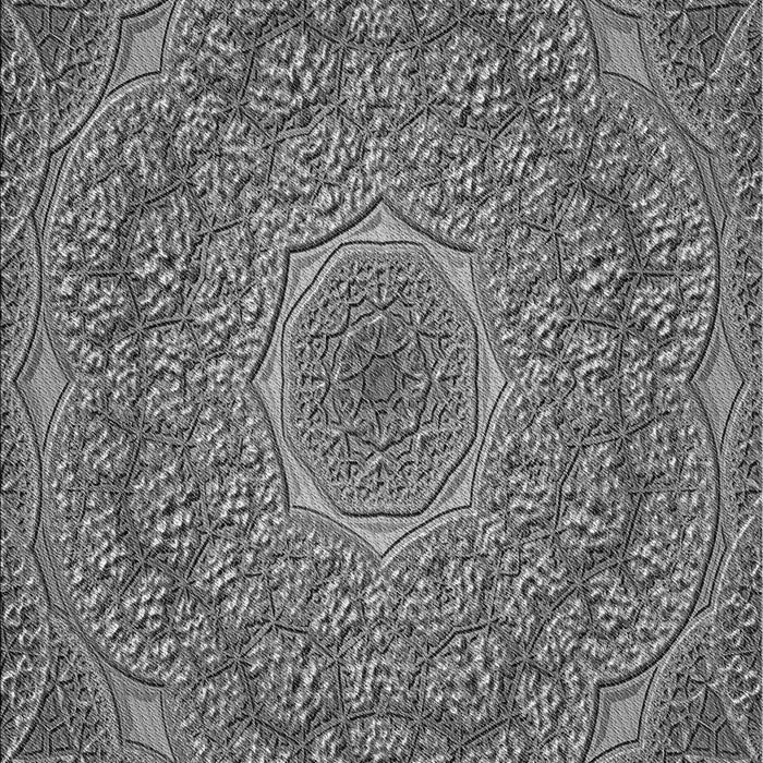 Patterned Dark Gray Rug, pat1875gry