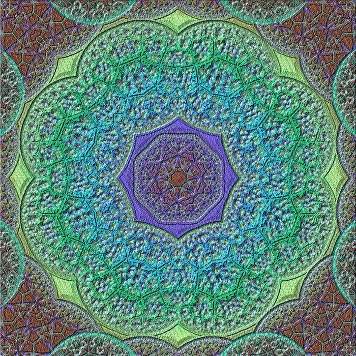 Round Machine Washable Transitional Mint Green Rug, wshpat1875lblu