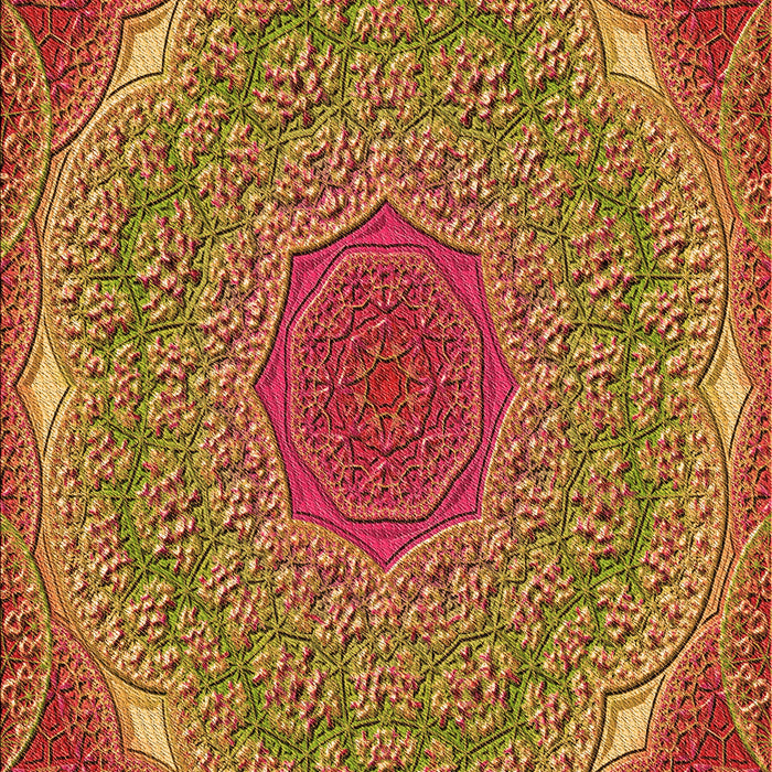 Patterned Yellow Rug, pat1875org