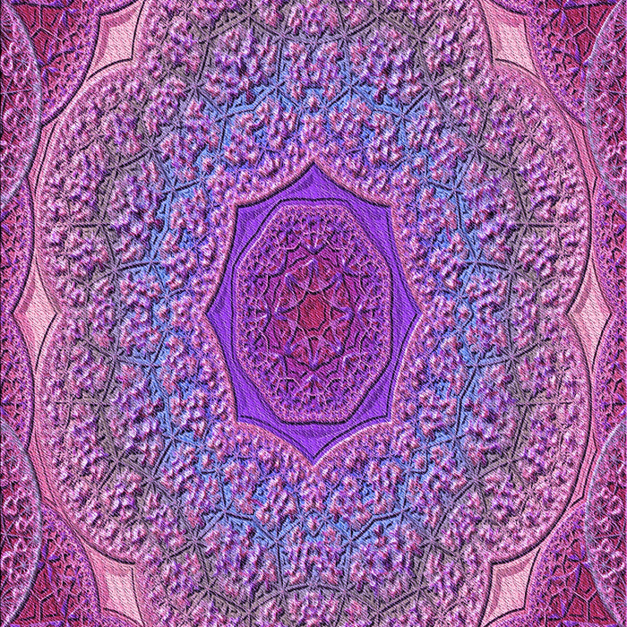 Patterned Orchid Purple Rug, pat1875pur