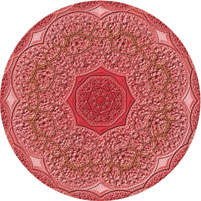 Square Machine Washable Transitional Red Rug in a Living Room, wshpat1875rd