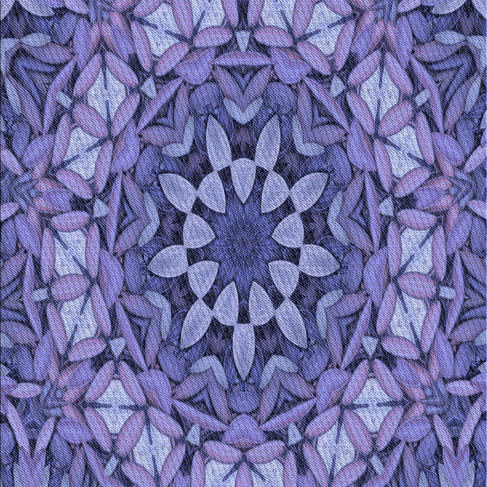 Machine Washable Transitional Deep Periwinkle Purple Rug, wshpat1876blu