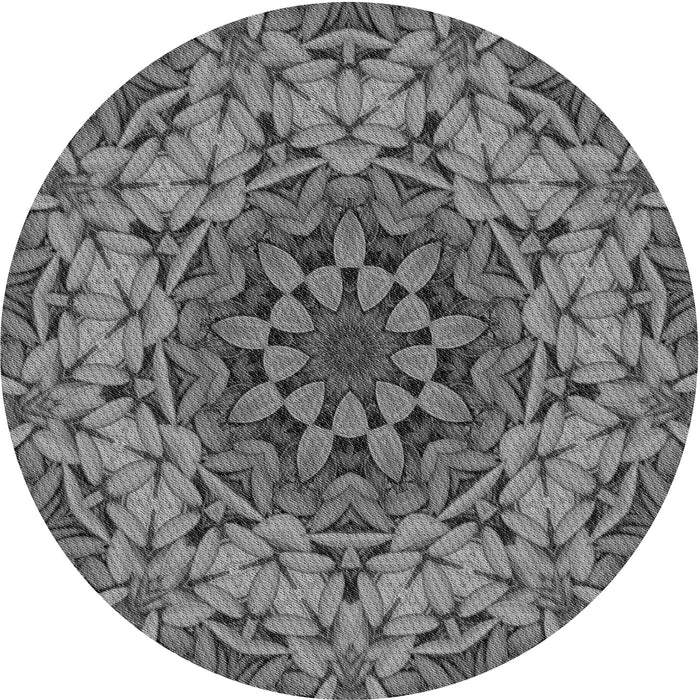 Square Machine Washable Transitional Gray Rug in a Living Room, wshpat1876gry