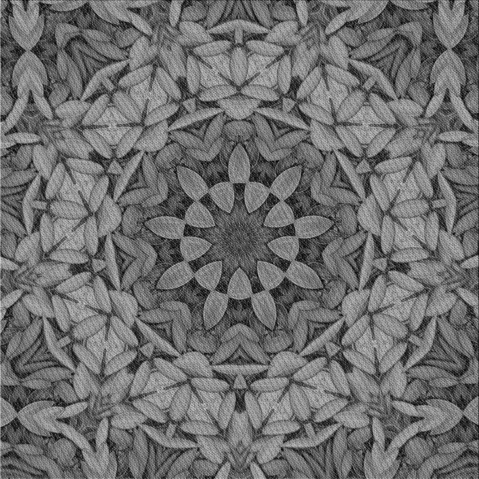 Round Machine Washable Transitional Gray Rug, wshpat1876gry