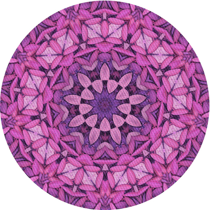 Square Patterned Medium Violet Red Pink Rug, pat1876pur