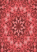 Patterned Red Rug, pat1876rd
