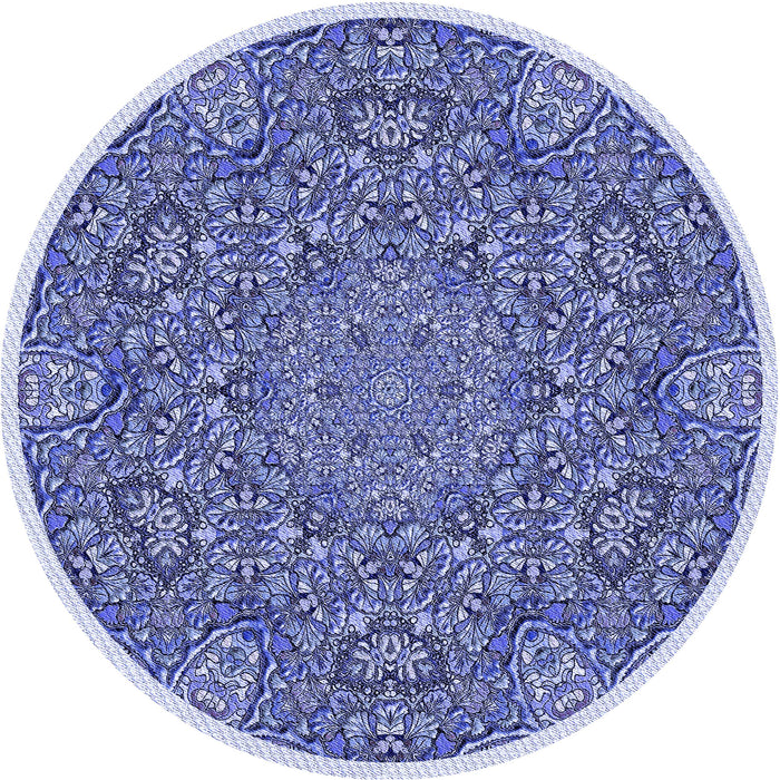 Square Machine Washable Transitional Blue Rug in a Living Room, wshpat1877blu