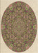 Patterned Sepia Brown Rug, pat1877brn