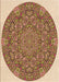 Patterned Brown Red Rug, pat1877org