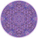 Square Patterned Mauve Purple Rug, pat1877pur