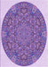 Patterned Mauve Purple Rug, pat1877pur