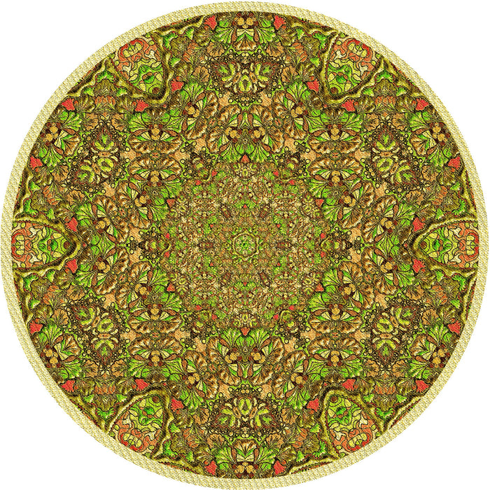 Square Machine Washable Transitional Dark Bronze Brown Rug in a Living Room, wshpat1877yw